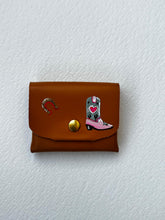 Charger l'image dans la galerie, Porte Monnaie En Cuir Cow Girl