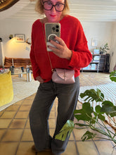 Charger l'image dans la galerie, Sac Bee Tout en Cuir Parme Irisé Li 💕💕💕✨✨✨