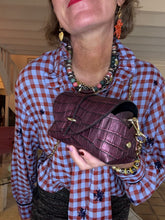Upload image to gallery, SAC CUIR FAÇON CROCO KELLY