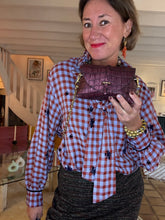 Upload image to gallery, SAC CUIR FAÇON CROCO KELLY