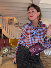 Upload image to gallery, SAC CUIR FAÇON CROCO KELLY