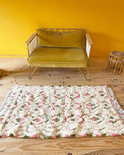 Charger l&#39;image dans la galerie, Tapis Béni Ouarain Neuf tissé sur un Kilim Neuf Cloches 8
