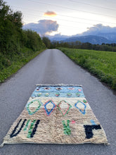 Charger l&#39;image dans la galerie, Tapis Boujaad Neuf en laine recyclée Night
