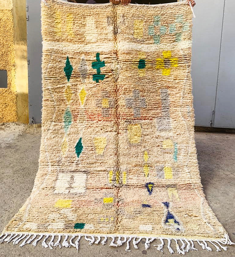 Tapis Boujaad Neuf en laine recyclée Marie 3