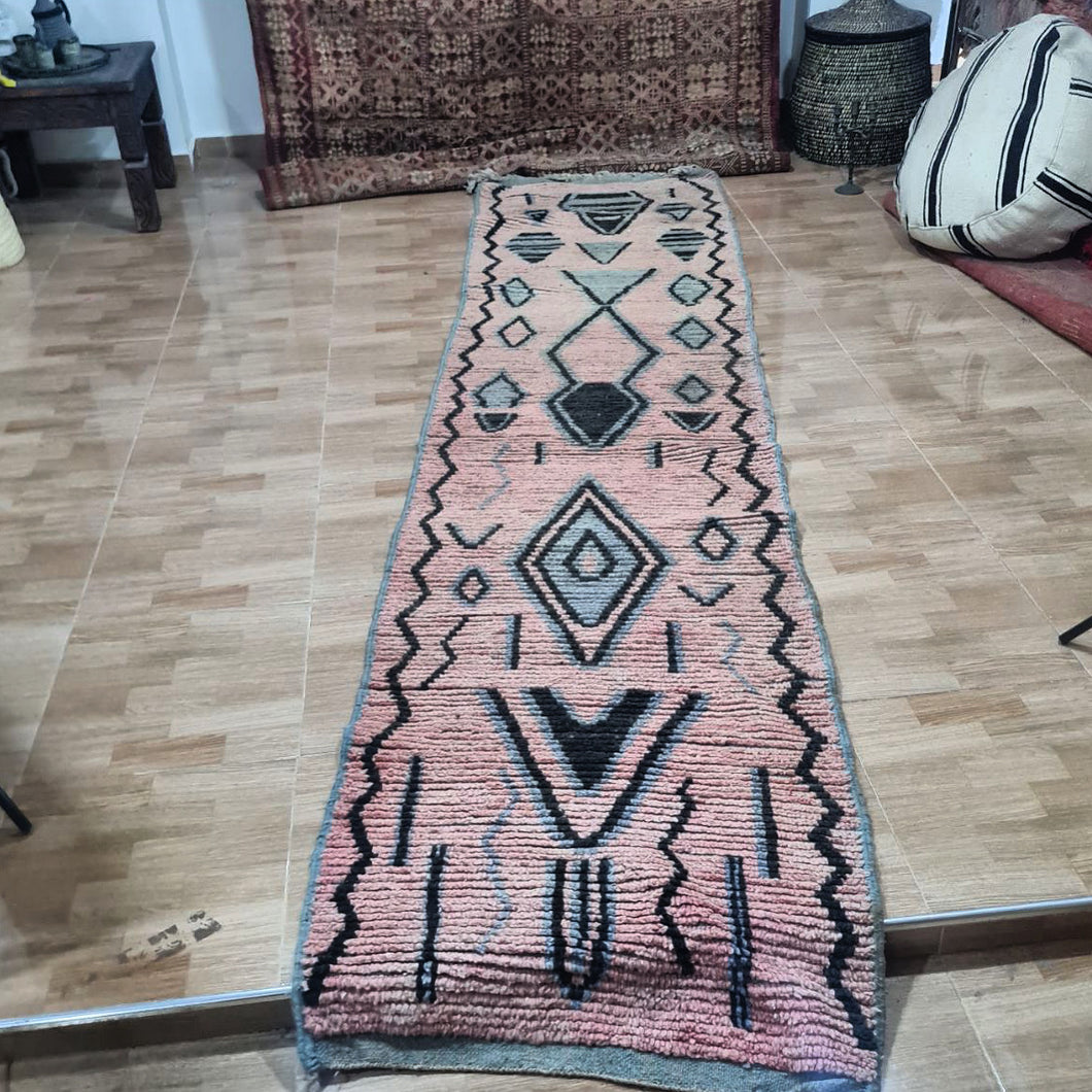 Tapis Boujaad Neuf en laine recyclée Merveille 7