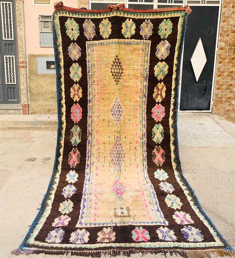 Tapis Boujaad Vintage Méduse 9