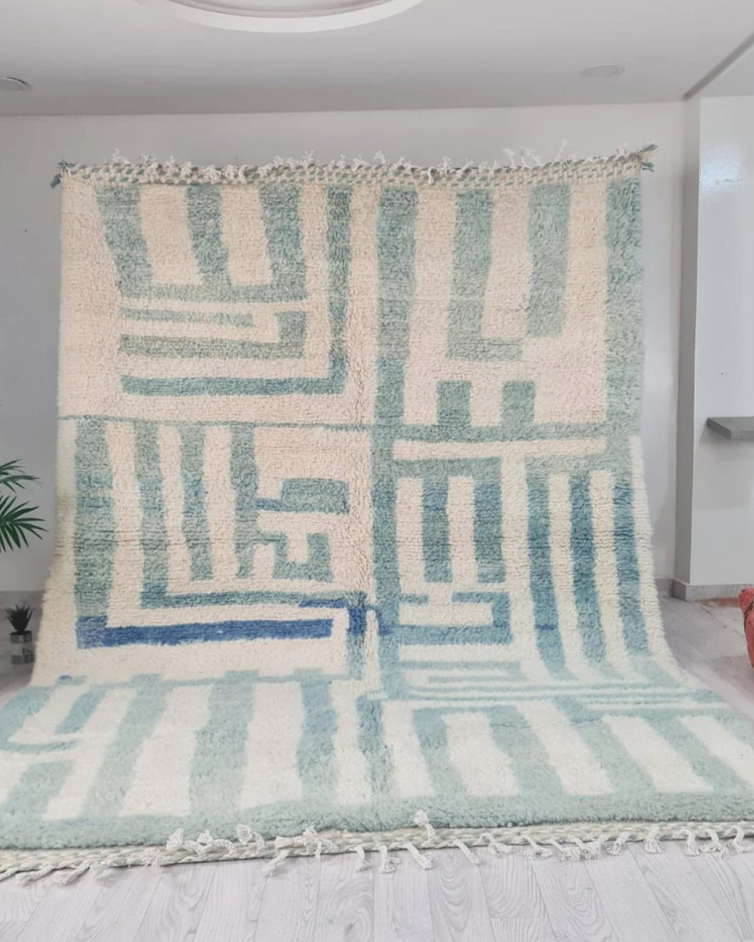 Tapis Béni Ouarain Neuf Labyrinthe Love