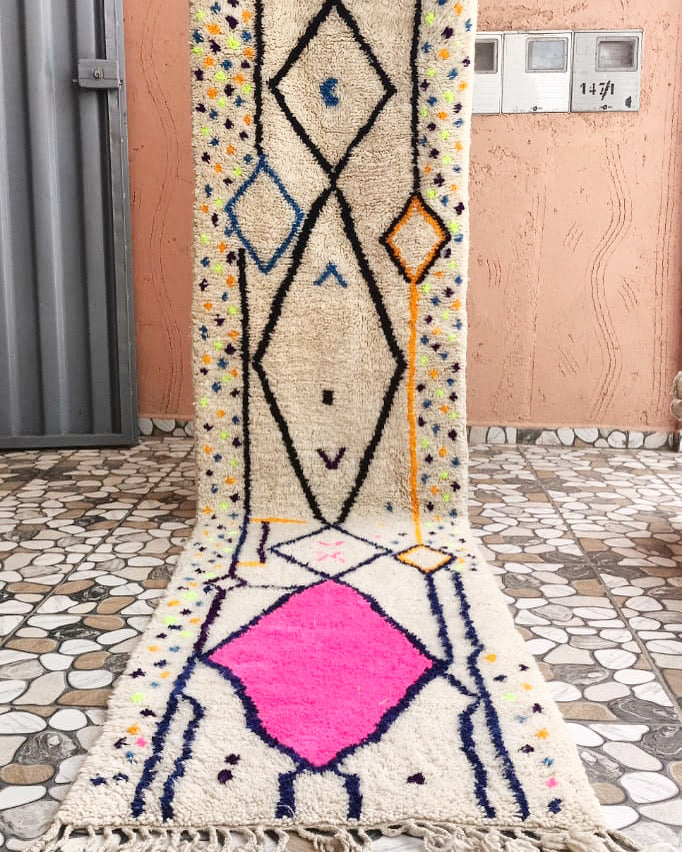 Tapis Béni Ouarain Neuf Sugar 1