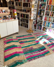 Charger l&#39;image dans la galerie, Tapis Boujaad Neuf en laine recyclée Sex On The Beach
