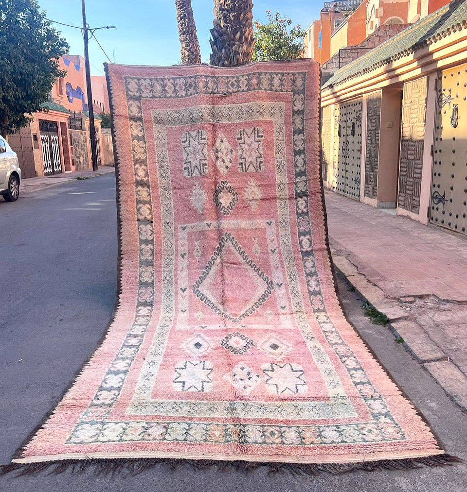 Tapis Boujaad Vintage Cerise 4