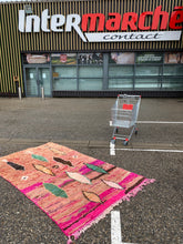 Charger l&#39;image dans la galerie, Tapis Boujaad Neuf en laine recyclée Dragée 1
