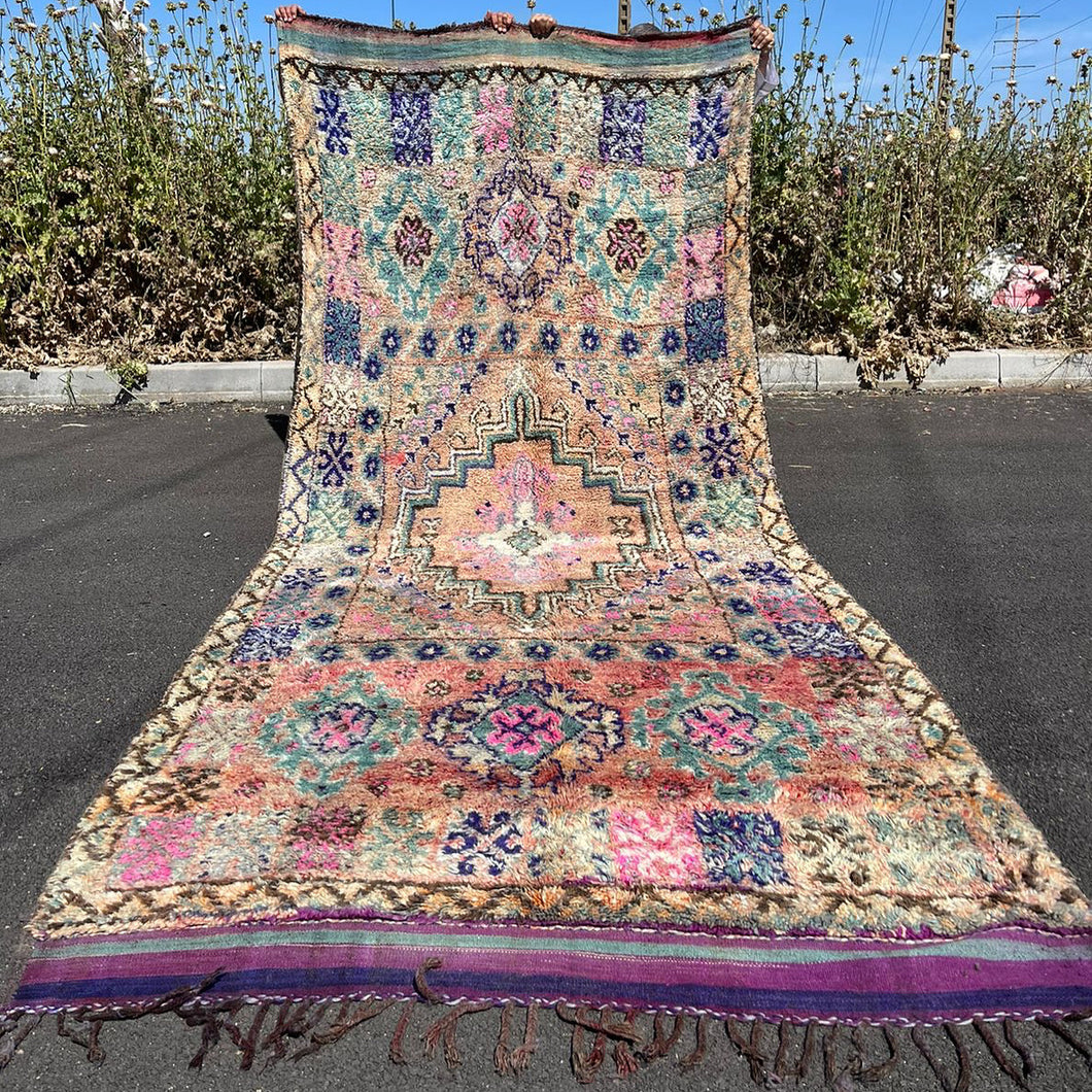 Tapis Boujaad Vintage Rubis