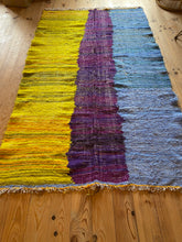 Charger l&#39;image dans la galerie, Tapis Kilim Boucherouite Neuf en coton et soie Good Vibes 3
