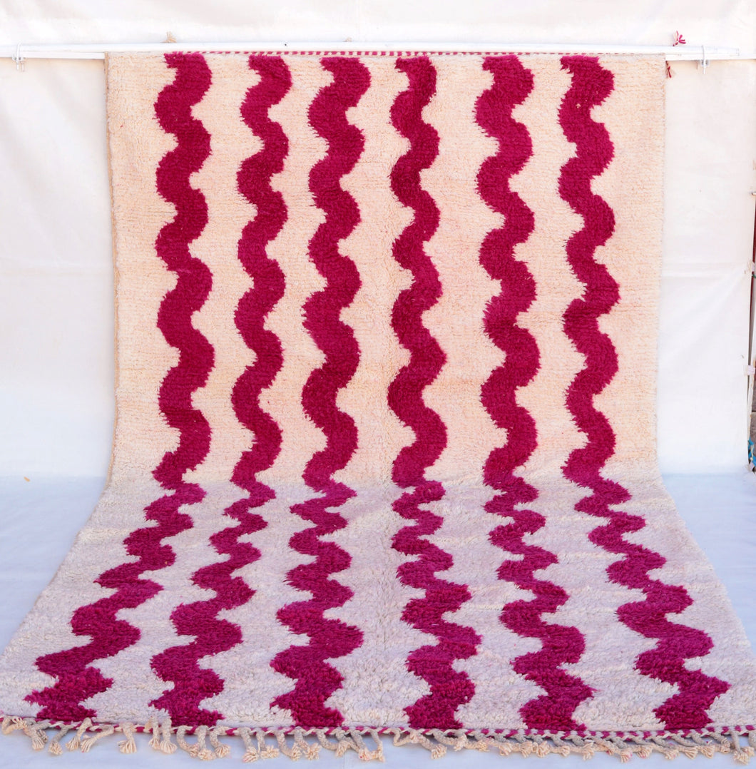 Tapis Béni Ouarain Neuf Vagues d’Amour