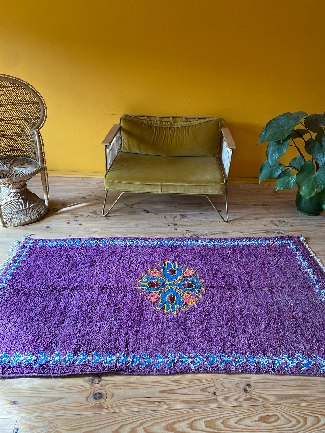 Tapis Boujaad Vintage Purple