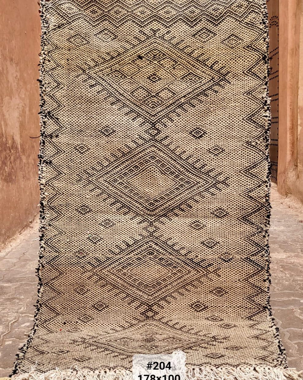 Tapis Kilim Neuf en laine Rock 1