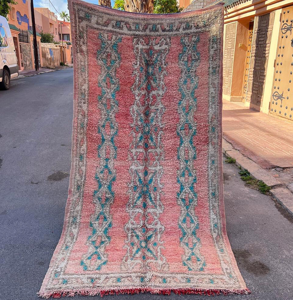 Tapis Boujaad Vintage Cerise 9