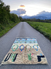 Charger l&#39;image dans la galerie, Tapis Boujaad Neuf en laine recyclée Night
