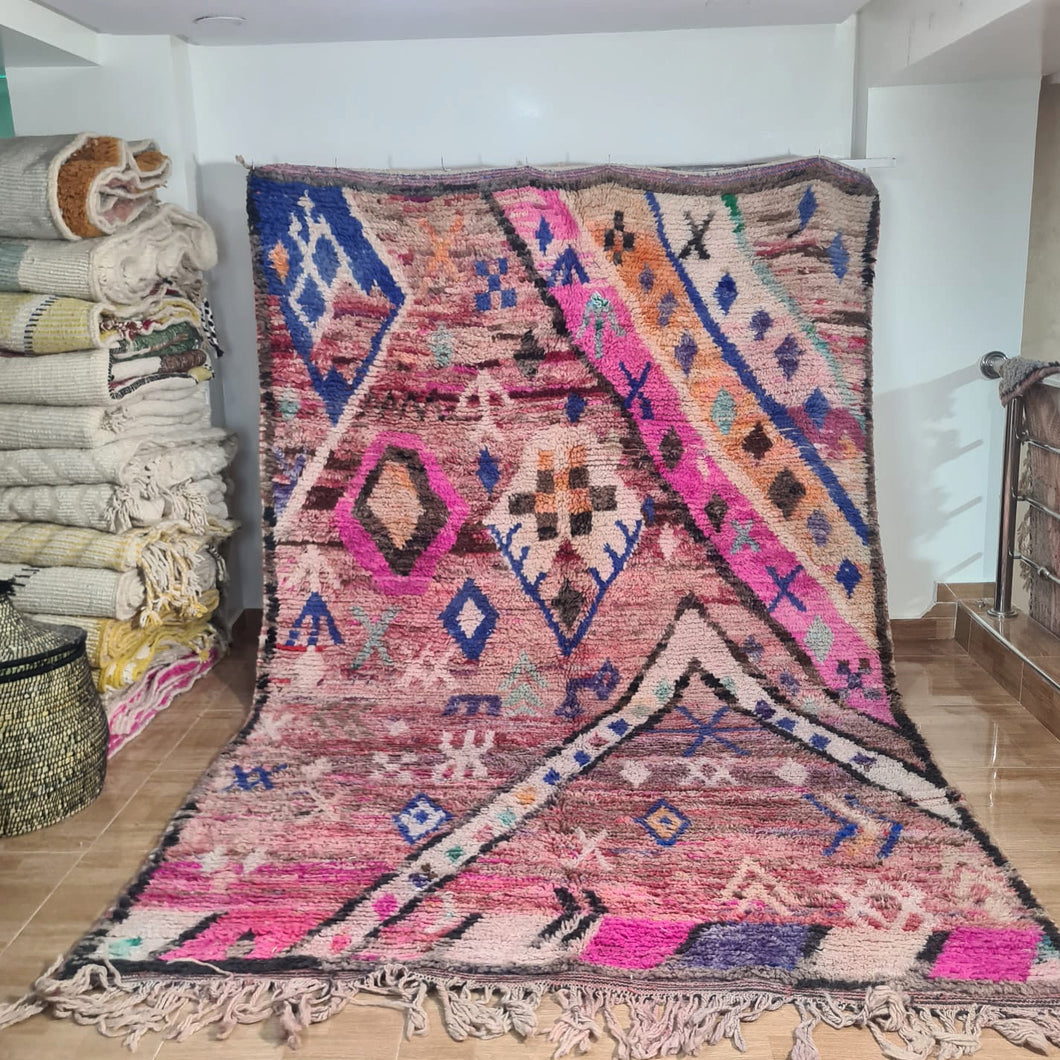 Tapis Boujaad Neuf en laine recyclée Lava 2