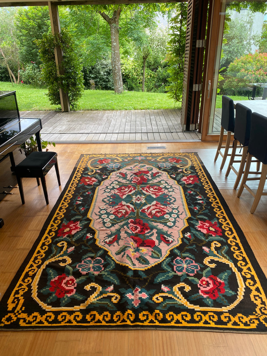 Tapis Moldave Vintage Pétales 1