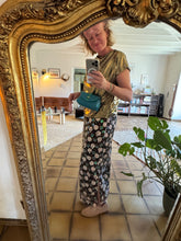 Charger l&#39;image dans la galerie, Sac Bee By Sandra Tout en Cuir Bleu et Vert
