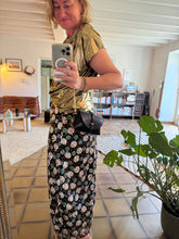 Charger l&#39;image dans la galerie, Sac Bee By Sandra En cuir version croco noir
