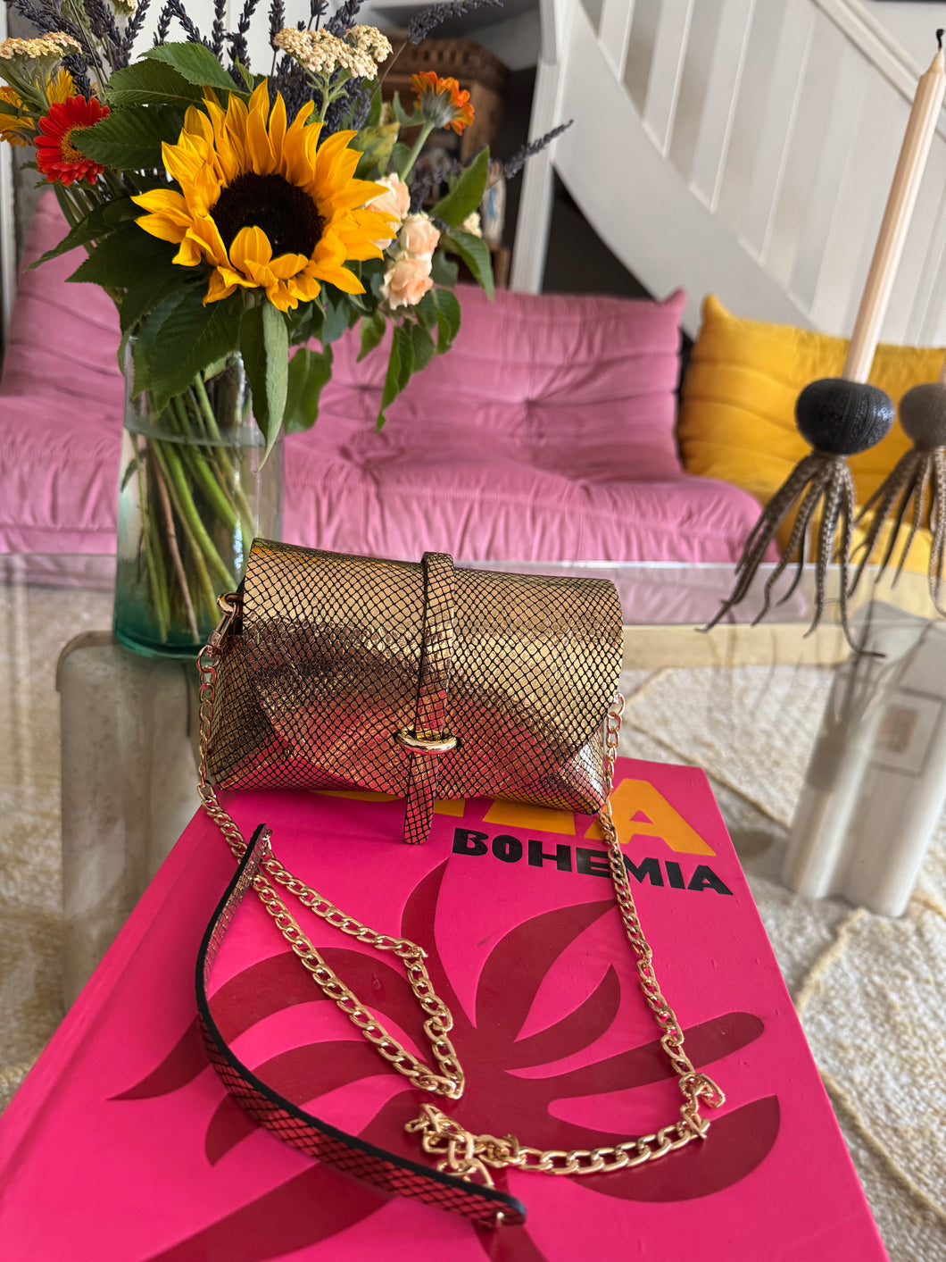 Sac Bee By Sandra en cuir façon boule à facettes Studio 54 🪩🗽🔥🕺
