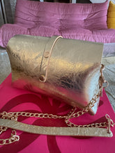 Charger l&#39;image dans la galerie, Sac Bee By Sandra Cuir Lamé Or Disco Lover 🪩💫🕺🗽
