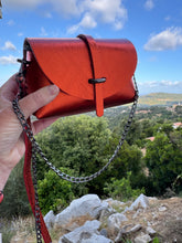 Charger l&#39;image dans la galerie, Sac Bee By Sandra en cuir rouille irisé métallisé Pumpkin Rock 🔥🔥🔥🔥
