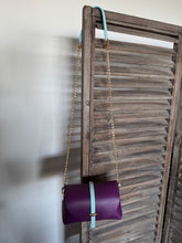 Charger l&#39;image dans la galerie, Sac Bee By Sandra tout en cuir Purple Sky 🩵🩵🩵
