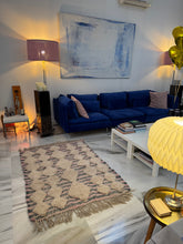 Charger l&#39;image dans la galerie, Tapis Béni Ouarain Neuf tissé sur un Kilim Neuf Kunda 1
