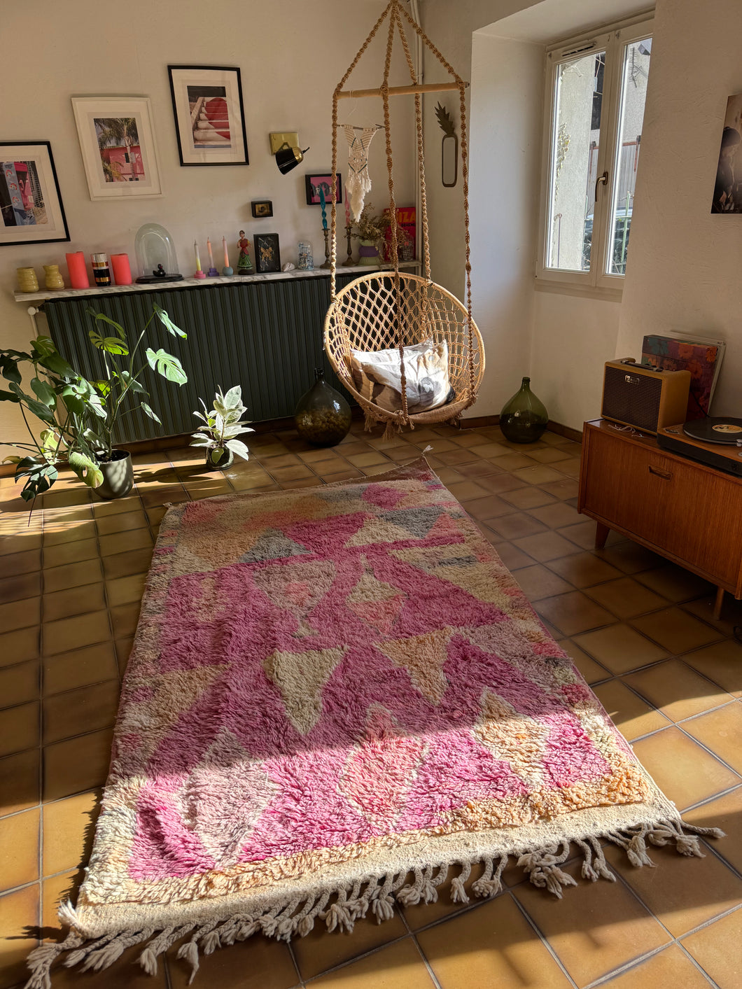 Tapis Boujaad Neuf en laine recyclée Adelaïde 1