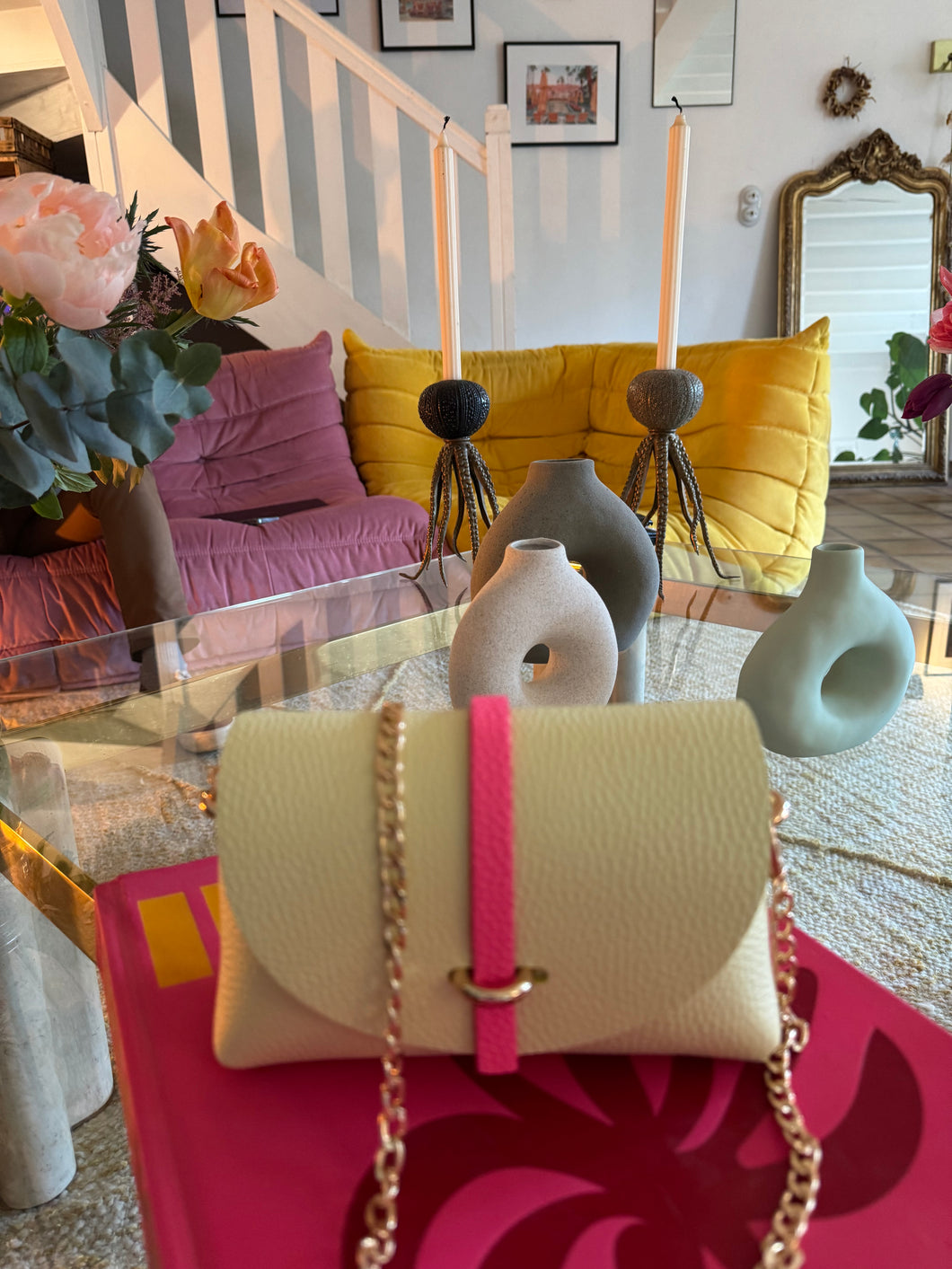 Sac Bee by Sandra Jaune et Rose Fluo