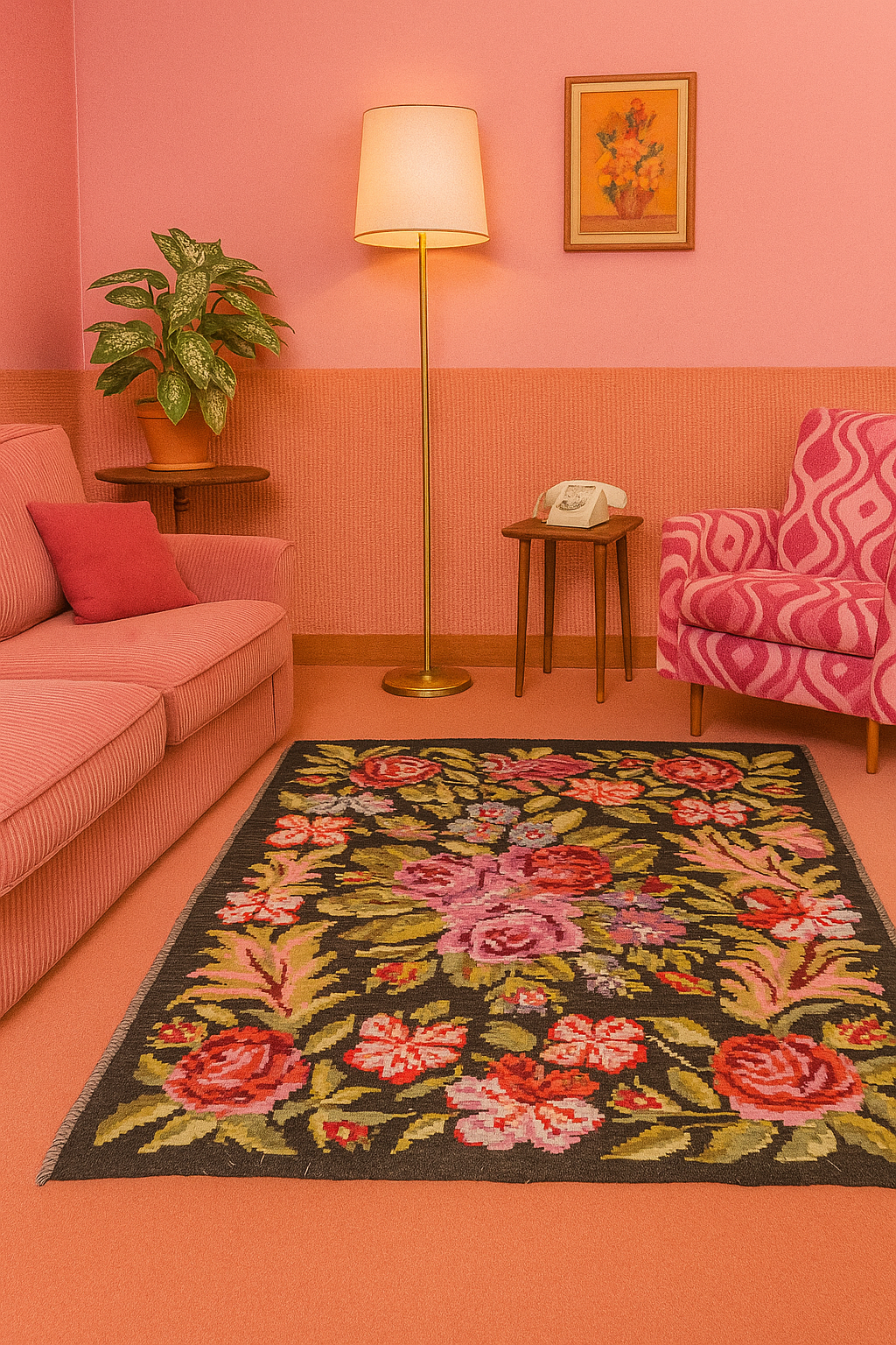 Tapis Moldave Vintage Réf 128