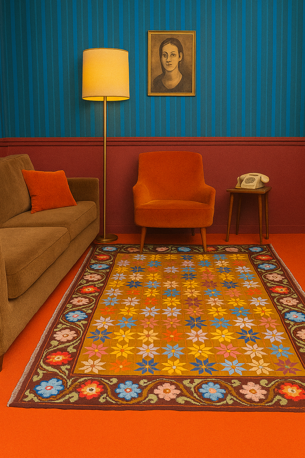 Tapis Moldave Vintage Réf 137