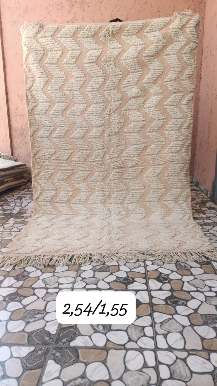 Tapis Béni Ouarain Neuf tissé sur un Kilim Neuf Pax 6