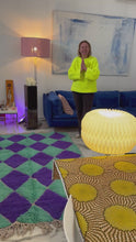 Charger et lire la vidéo dans la visionneuse de la Galerie, Tapis Béni Ouarain Neuf Yogi 1
