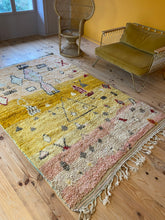 Charger l&#39;image dans la galerie, Tapis Boujaad en laine recyclée Saint Tropez 1
