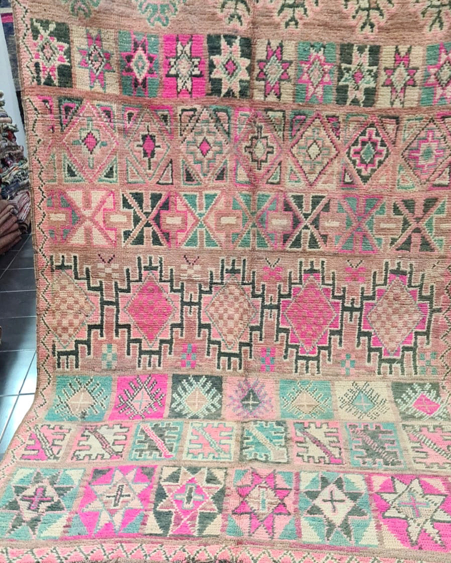 Tapis Boujaad Vintage École 3