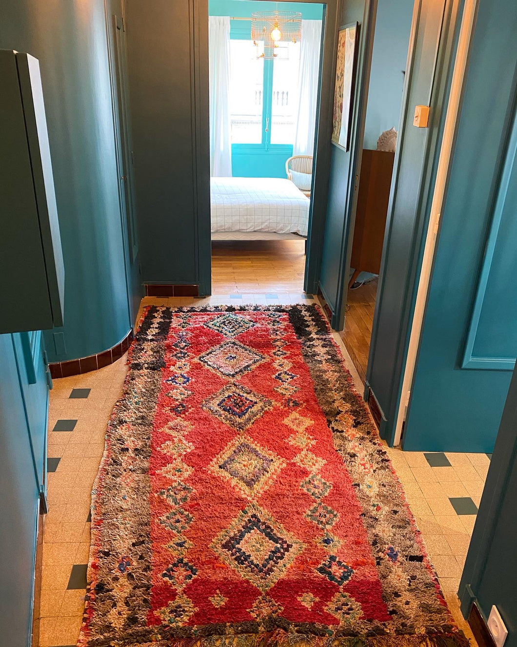 Tapis Boucherouite Vintage Oriane Musée 3