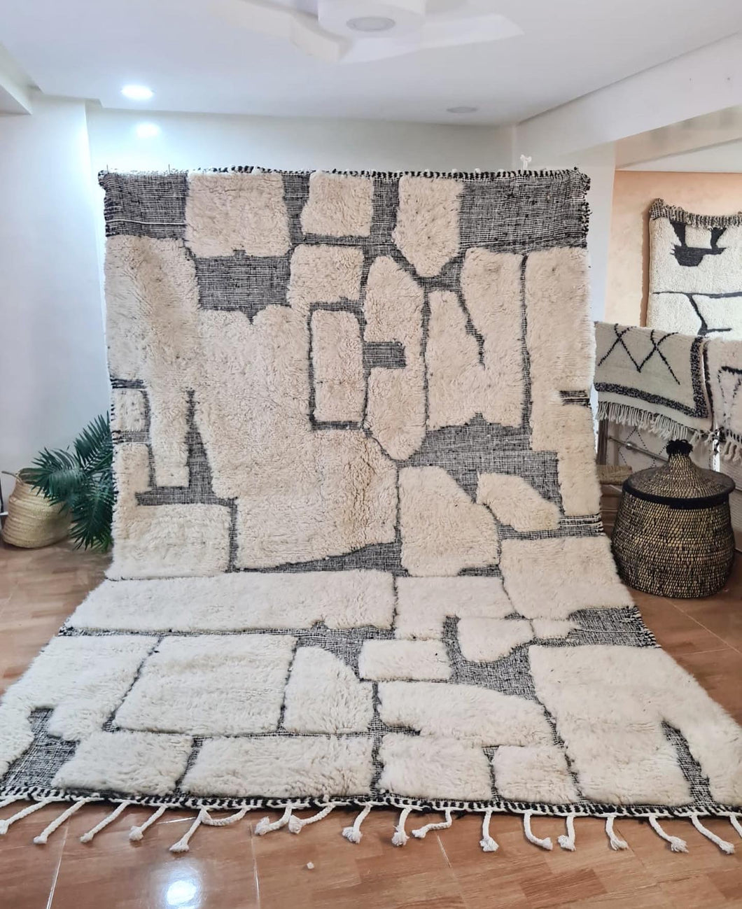 Tapis Béni Ouarain Neuf tissé sur un Kilim Neuf Namaste 4