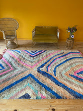 Charger l&#39;image dans la galerie, Tapis Boujaad en laine recyclée Sublime 5
