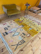 Charger l&#39;image dans la galerie, Tapis Boujaad en laine recyclée Saint Tropez 1
