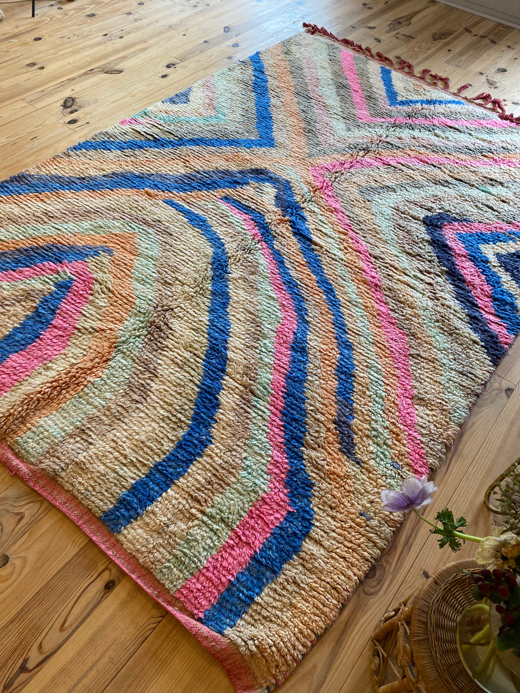 Tapis Boujaad en laine recyclée Sublime 5