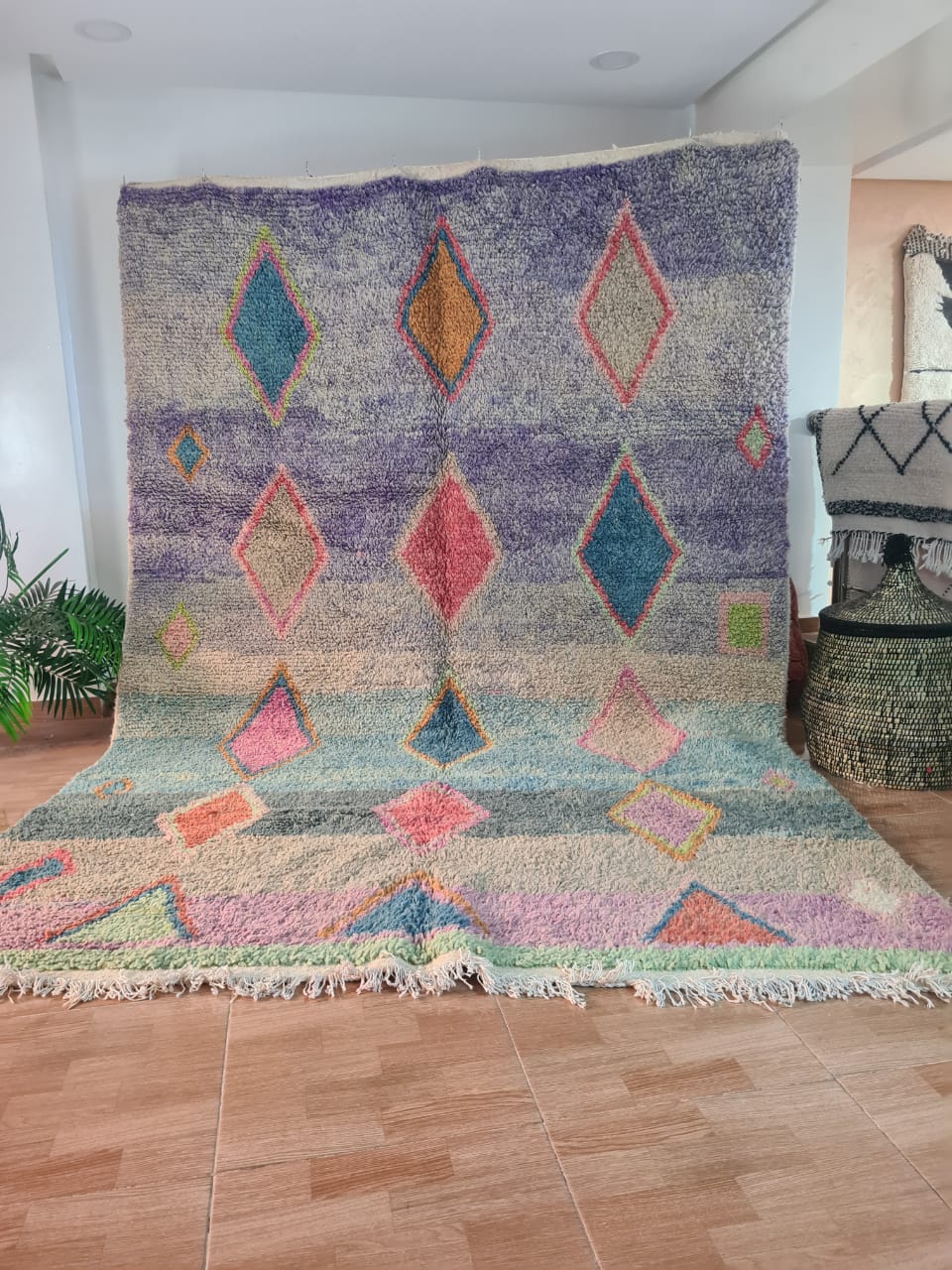 Tapis Boujaad en laine recyclée Piana 2