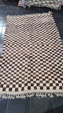 Charger l&#39;image dans la galerie, Tapis Béni Ouarain Neuf Damier 1
