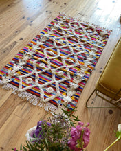 Charger l&#39;image dans la galerie, Tapis Mi Azilal Mi Boucherouite Neuf tissé sur un Kilim Malabar 2
