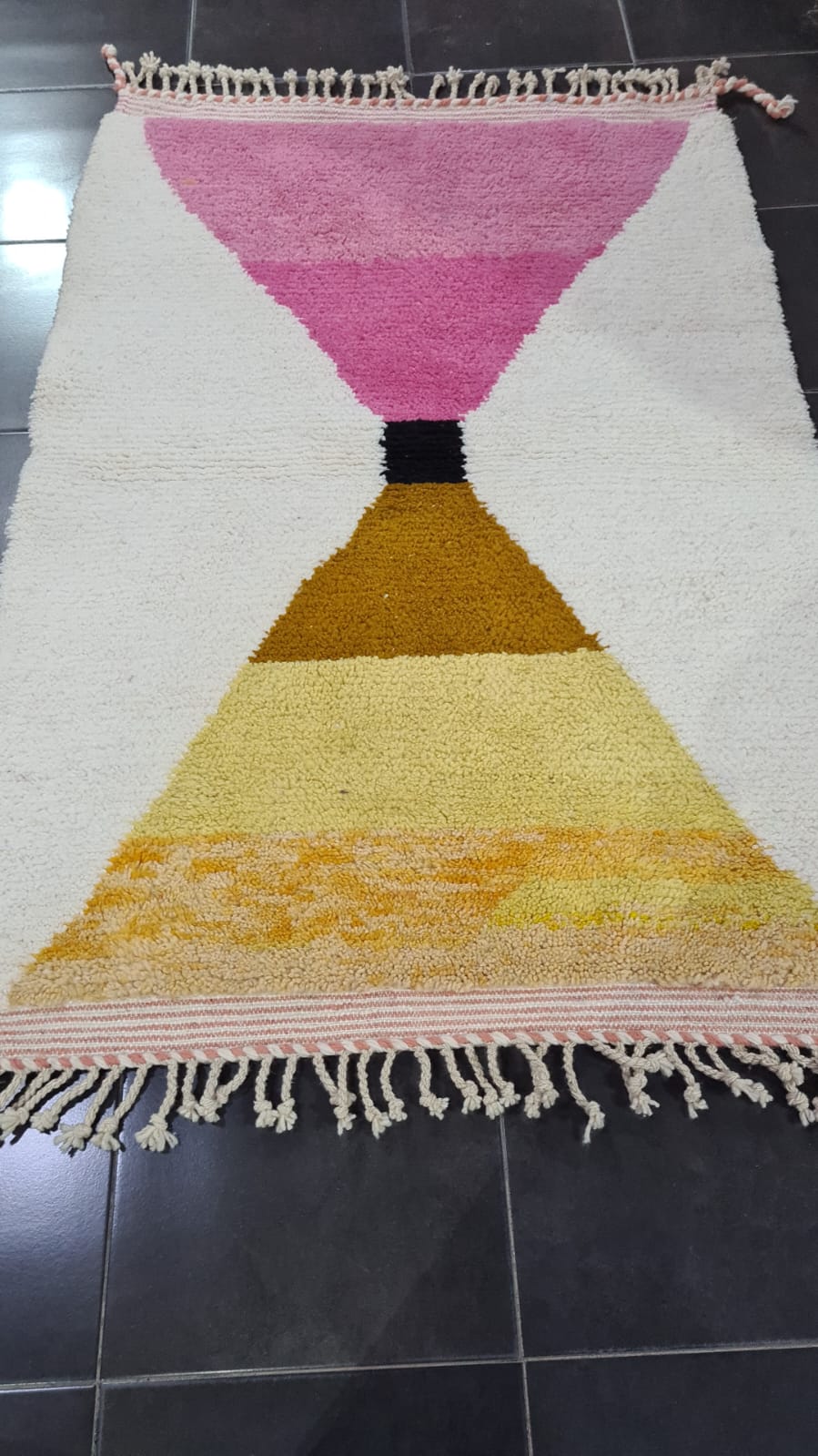 Tapis berbère moderne beni ouarain PetitSablier